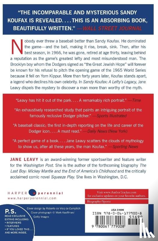 Leavy, Jane - Sandy Koufax