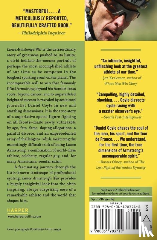 Coyle, Daniel - Lance Armstrong's War