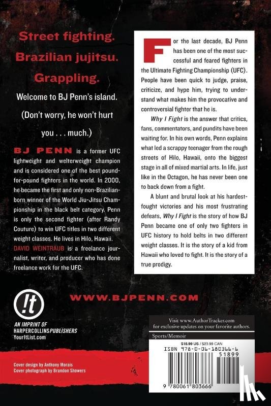 Penn, Jay Dee "B.J.", Weintraub, Dave - Why I Fight
