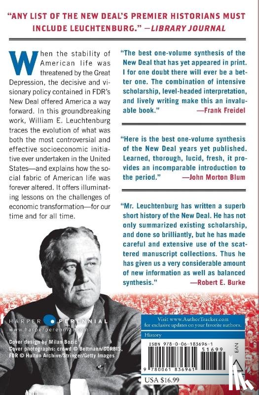 Leuchtenburg, Professor of History William E - Franklin D. Roosevelt and the New Deal