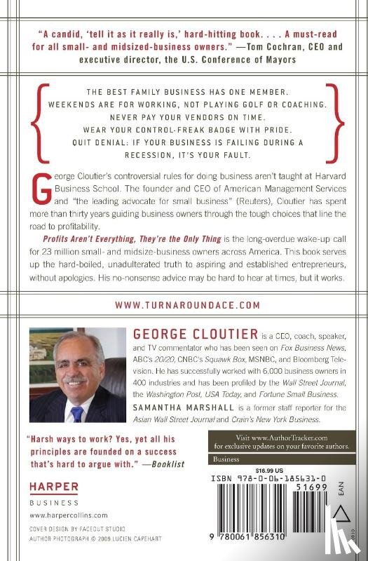 Cloutier, George - Profits Aren't Everything, They're the Only Thing