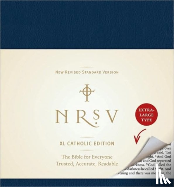 Catholic Bible Press - NRSV XL, Catholic Edition, Navy Leathersoft