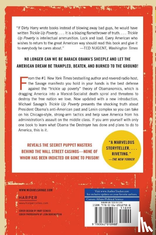 Savage, Michael - Trickle Up Poverty