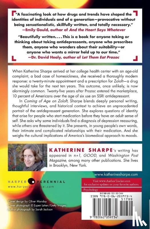 Sharpe, Katherine - COMING AGE ZOLOFT PB
