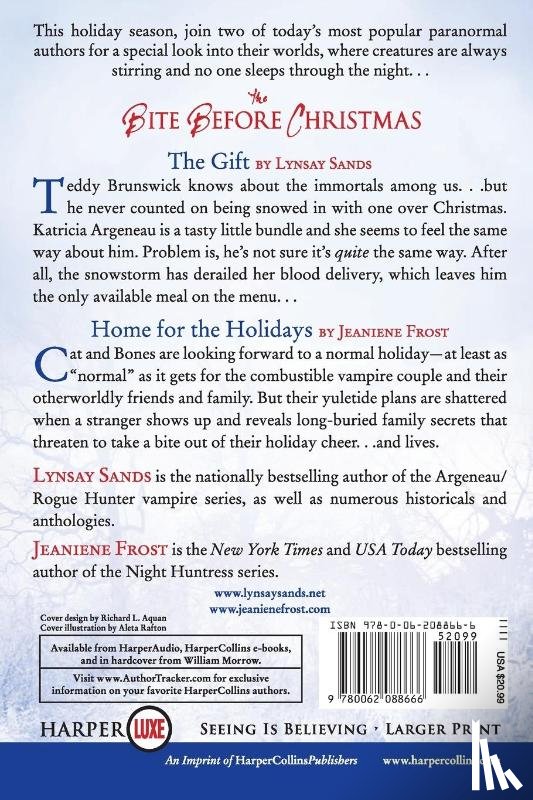 Sands, Lynsay, Frost, Jeaniene - The Bite Before Christmas Large Print
