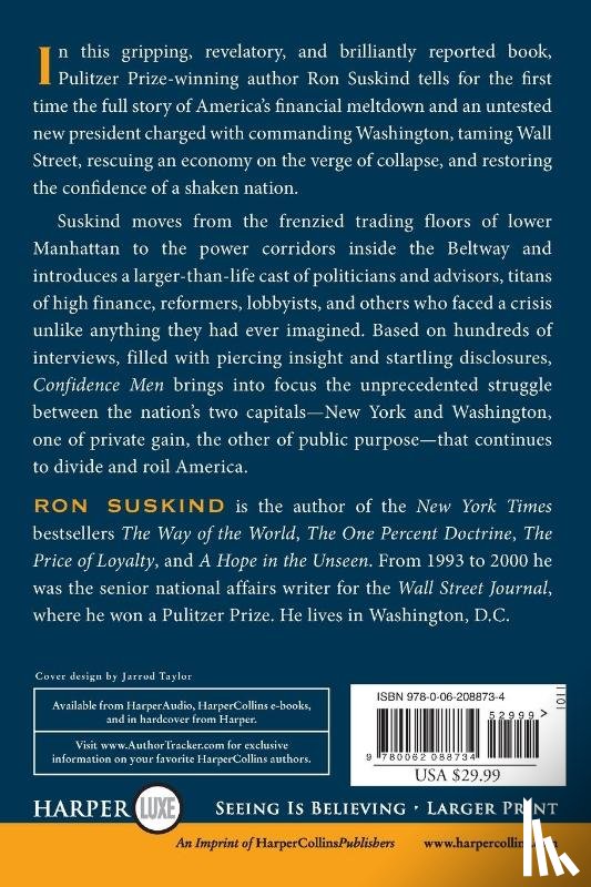 Suskind, Ron - Confidence Men LP