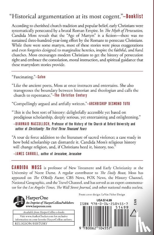 Moss, Candida - The Myth of Persecution