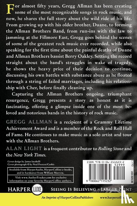Allman, Gregg - My Cross to Bear (Large Print)