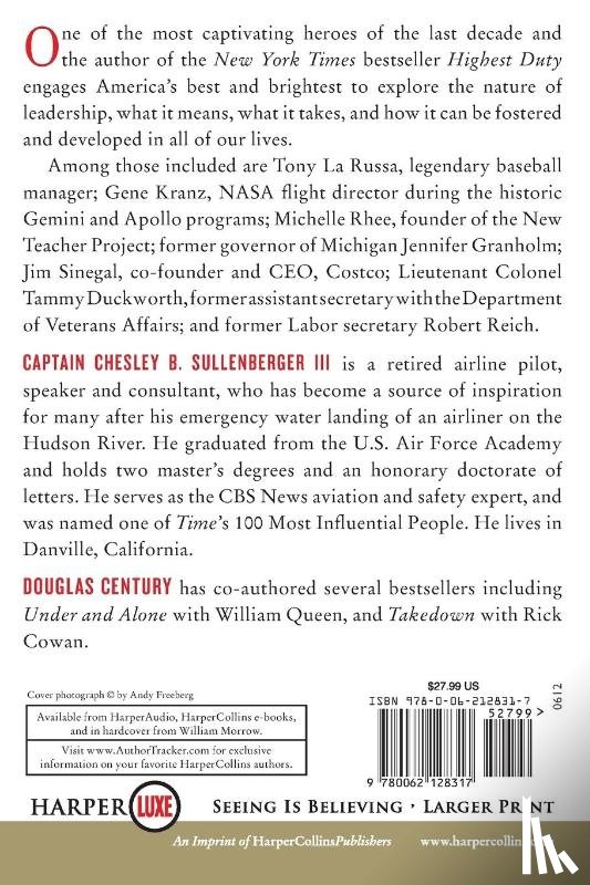 Sullenberger, Chesley B. - Making a Difference