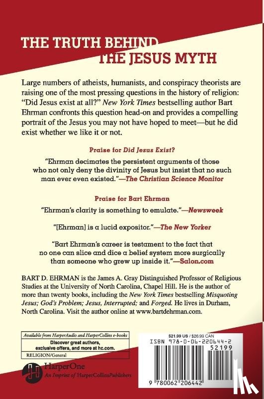 Ehrman, Bart D. - Did Jesus Exist? The Historical Argument for Jesus of Nazareth
