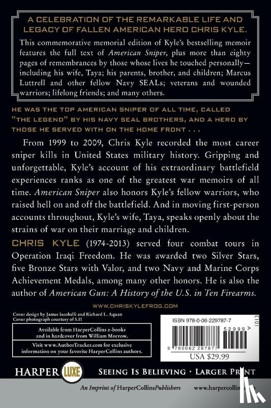 Kyle, Chris, McEwen, Scott - American Sniper