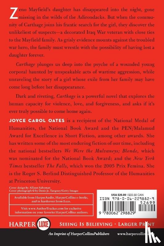 Oates, Joyce Carol - Carthage LP