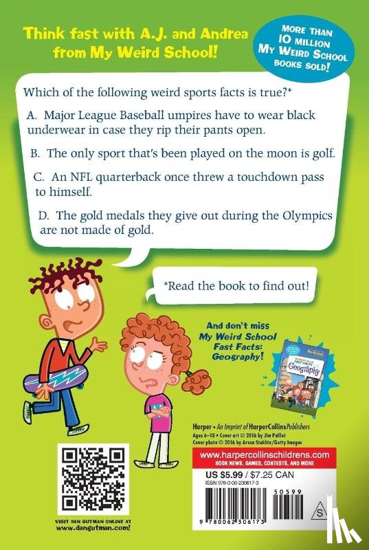 Gutman, Dan - My Weird School Fast Facts: Sports