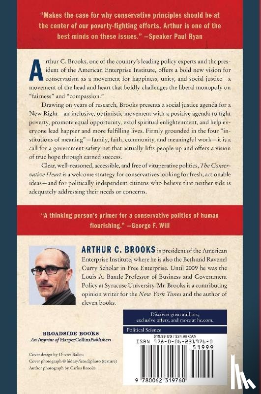 Brooks, Arthur C. - The Conservative Heart: How To Build A Fairer, Happier, And More Prosperous America