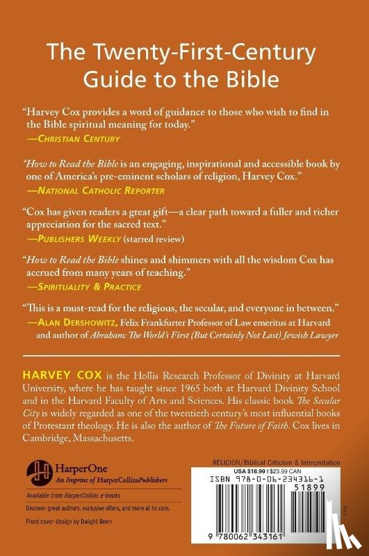 Cox, Harvey - How To Read The Bible