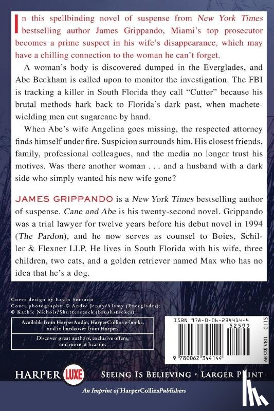 Grippando, James - Cane and Abe [Large Print]