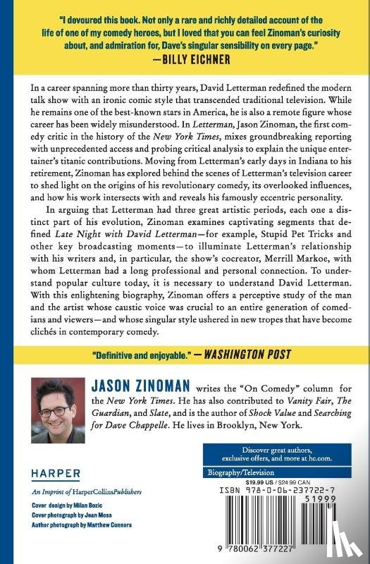Zinoman, Jason - Letterman