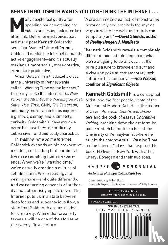 Goldsmith, Kenneth - Wasting Time on the Internet