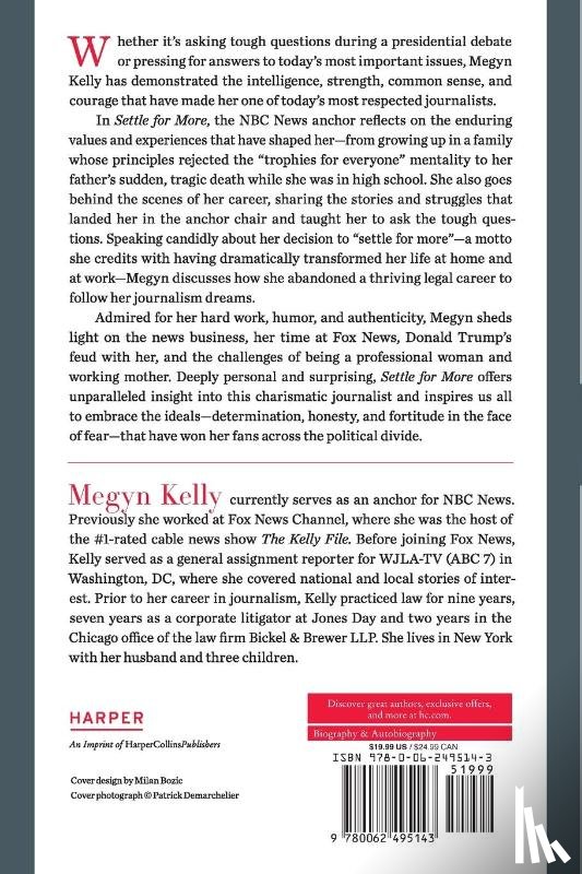 Kelly, Megyn - Settle for More