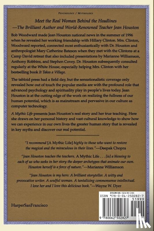 Houston, Jean - Mythic Life