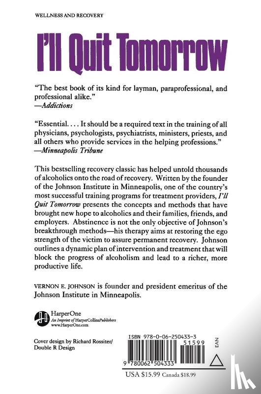 Johnston, Vernon E MD. - I'll Quit Tomorrow