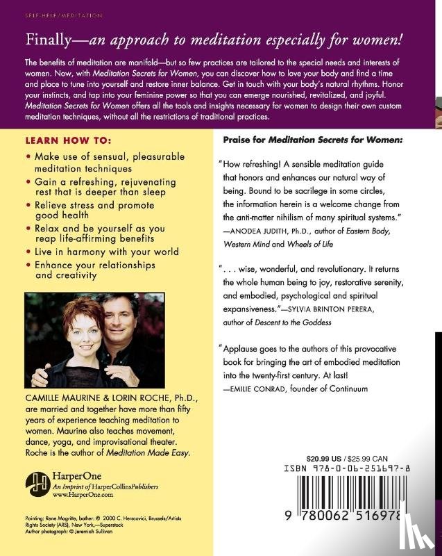 Maurine, C, Roche, L - Meditation Secrets For Women Discovering Your Passion, Pleasure, and Inn er Peace