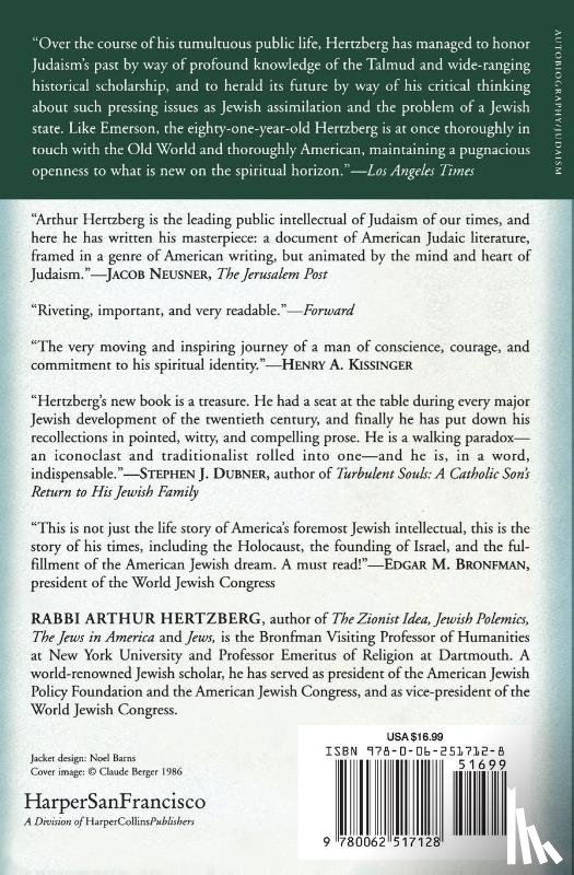 Hertzberg, Arthur - A Jew in America