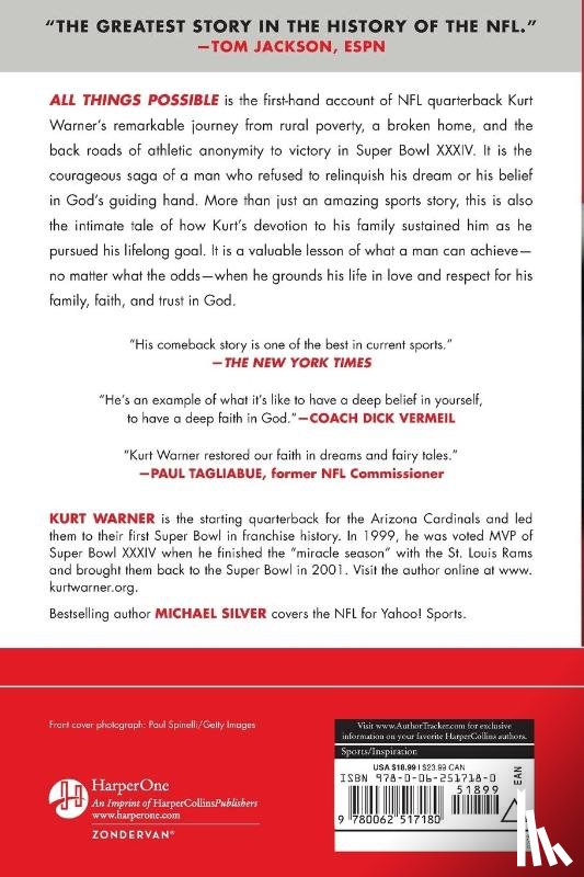 Warner, Kurt - All Things Possible