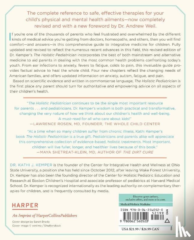 Kemper, Kathi J. - The Holistic Pediatrician, Twentieth Anniversary Revised Edition