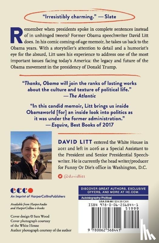 Litt, David - Thanks, Obama