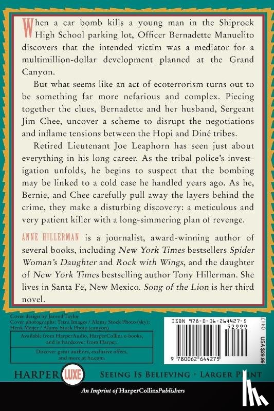 Hillerman, Anne - Song Of The Lion [Large Print]