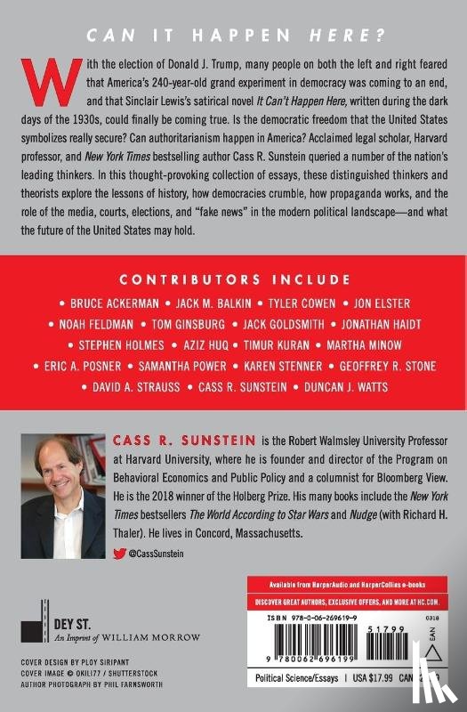 Sunstein, Cass - Can It Happen Here?