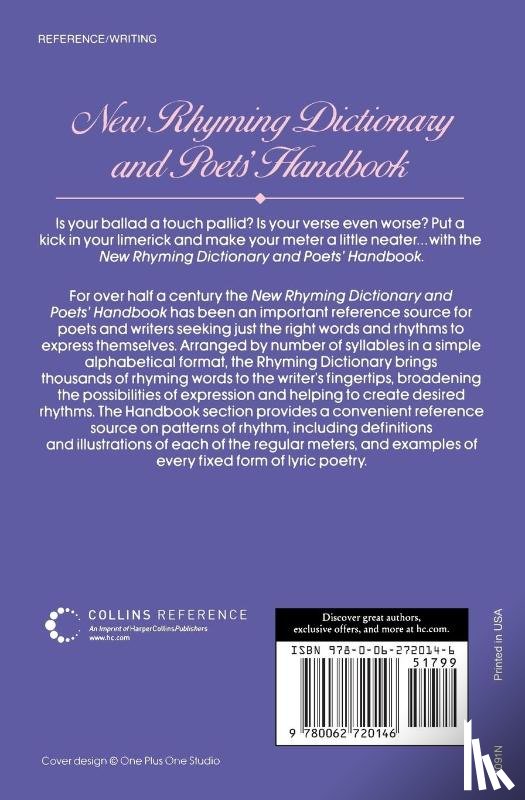Johnson, Burges - New Rhyming Dictionary and Poet's Handbook