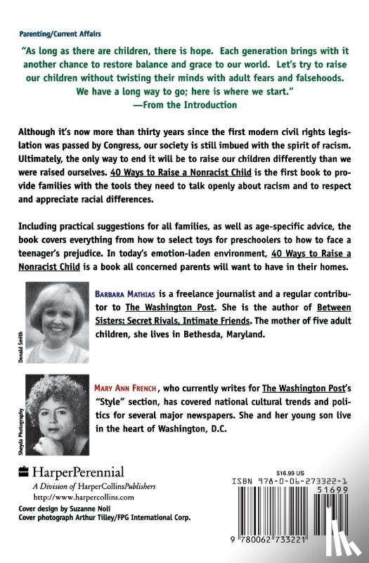 French, Barbara, Mathias, Barbara - Forty Ways to Raise A Non Racicist Child