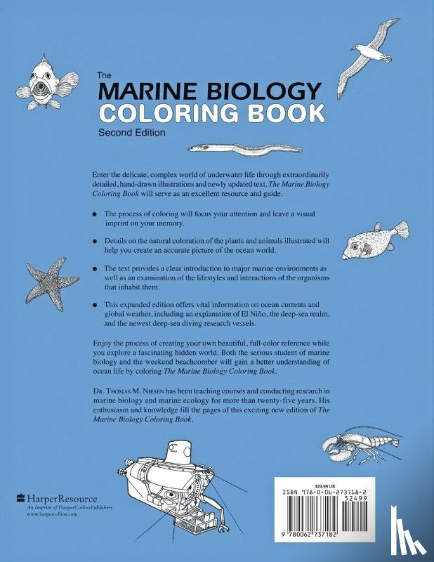 Niesen, Thomas M - Marine Biology Coloring Book