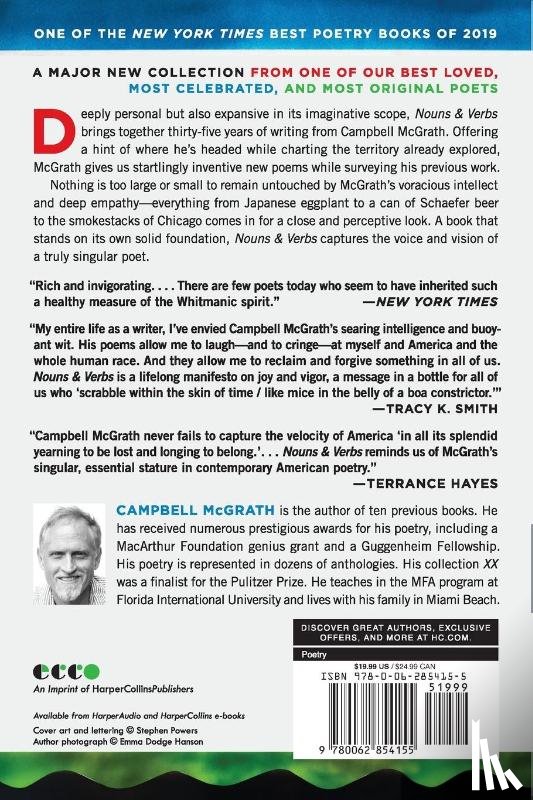 McGrath, Campbell - Nouns & Verbs: New and Selected Poems