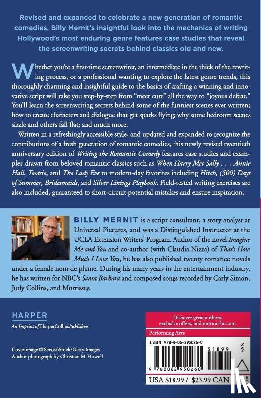 Mernit, Billy - Writing The Romantic Comedy, 20th Anniversary Expanded and Updated Edition