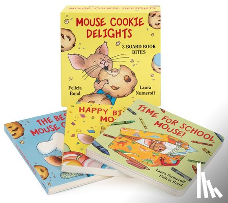 Numeroff, Laura Joffe - Mouse Cookie Delights: 3 Bites: The Best Mouse Cookie; Happy Birthday, Mouse!; Time for School, Mouse!