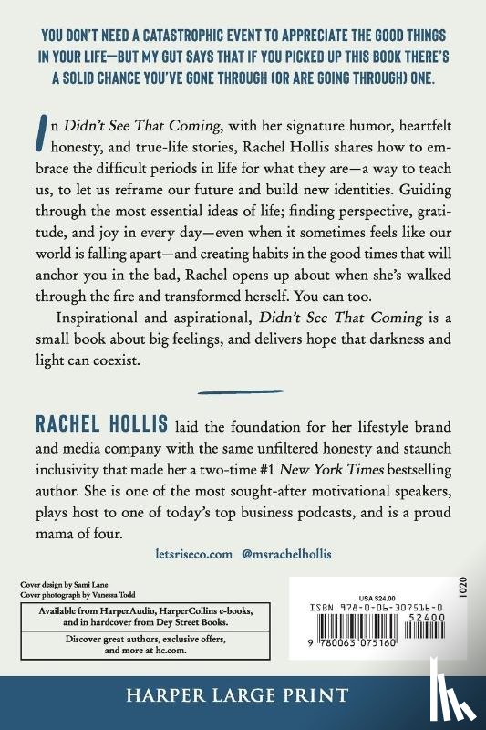 Hollis, Rachel - Didn't See That Coming LP