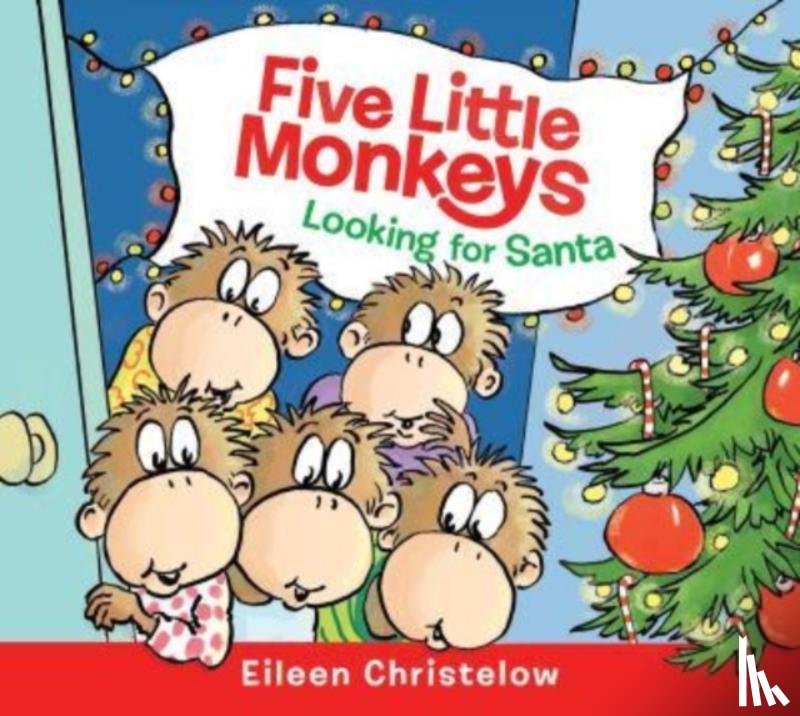 Christelow, Eileen - Five Little Monkeys Looking for Santa Board Book