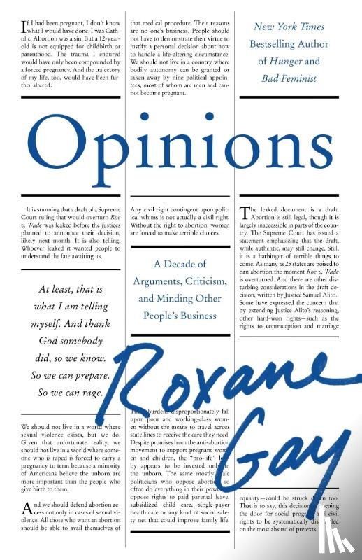 Gay, Roxane - Gay, R: Opinions