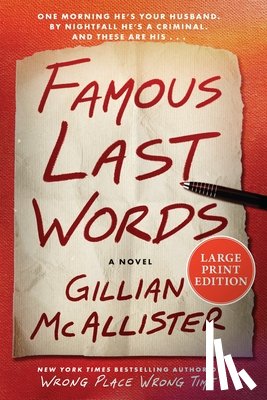 McAllister, Gillian - Famous Last Words