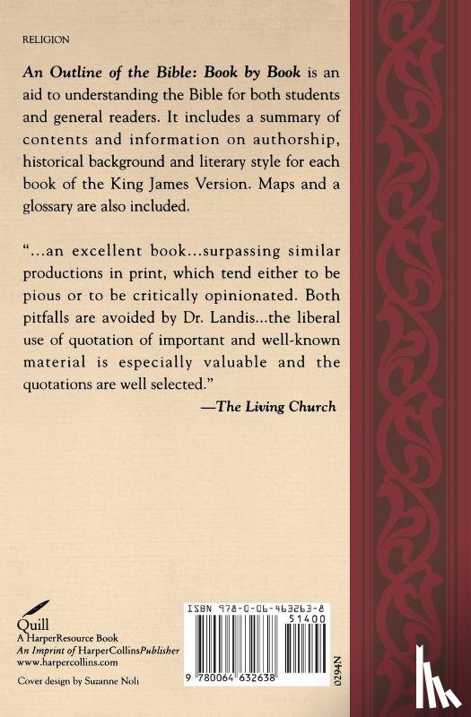 Landis, Benson Y. - An Outline of the Bible, Book by Book