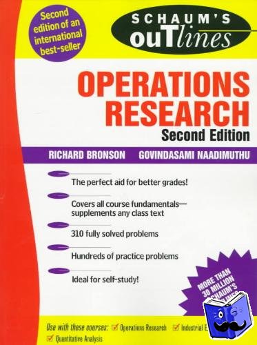 Bronson, Richard, Naadimuthu, Govindasami - Schaum's Outline of Operations Research