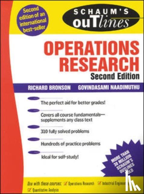 Bronson, Richard, Naadimuthu, Govindasami - Schaum's Outline of Operations Research