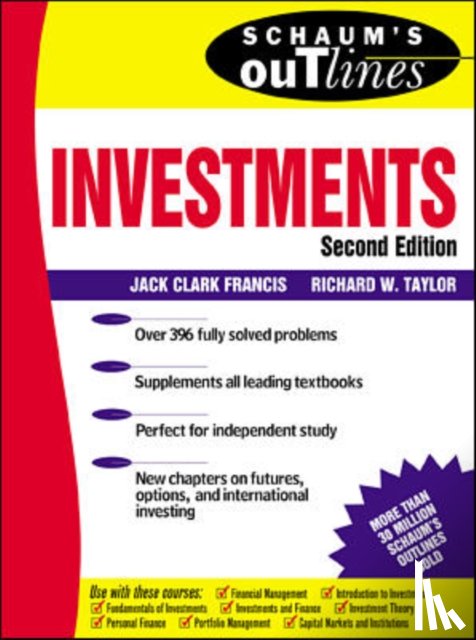 Francis, Jack Clark, Taylor, Richard - Schaum's Outline of Investments