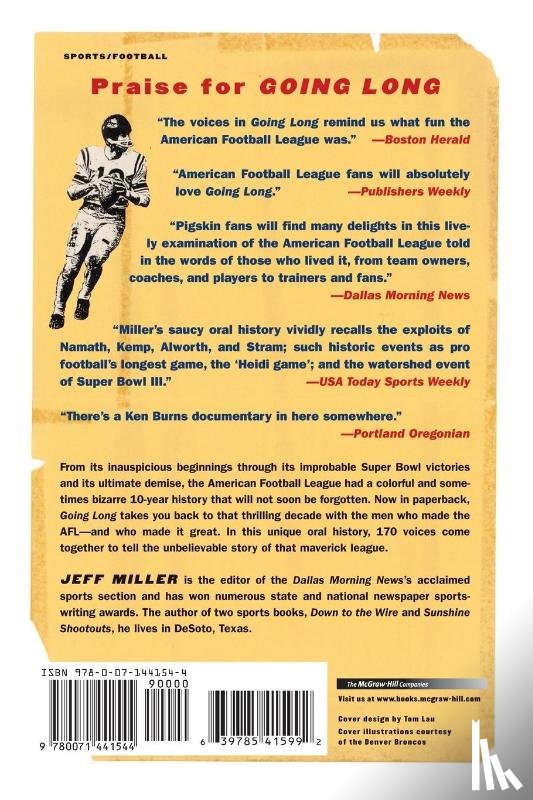 Miller, Jeff - Going Long