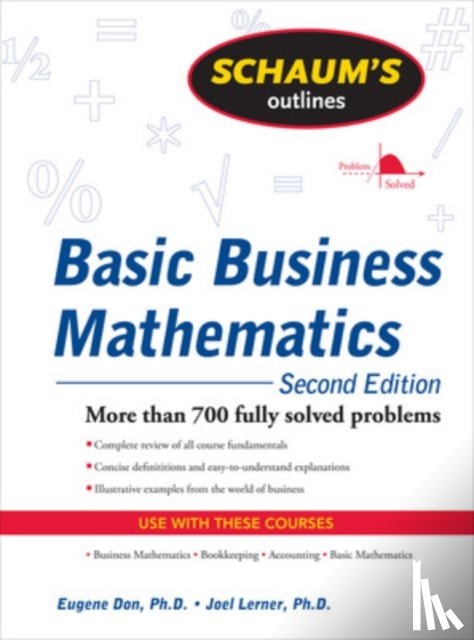 Don, Eugene, Lerner, Joel - Schaum's Outline of Basic Business Mathematics, 2ed