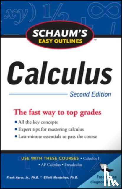 Mendelson, Elliott, Ayres, Frank - Schaum's Easy Outline of Calculus, Second Edition