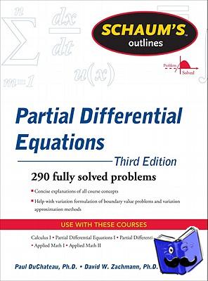 DuChateau, Paul, Zachmann, D. - Schaum's Outline of Partial Differential Equations